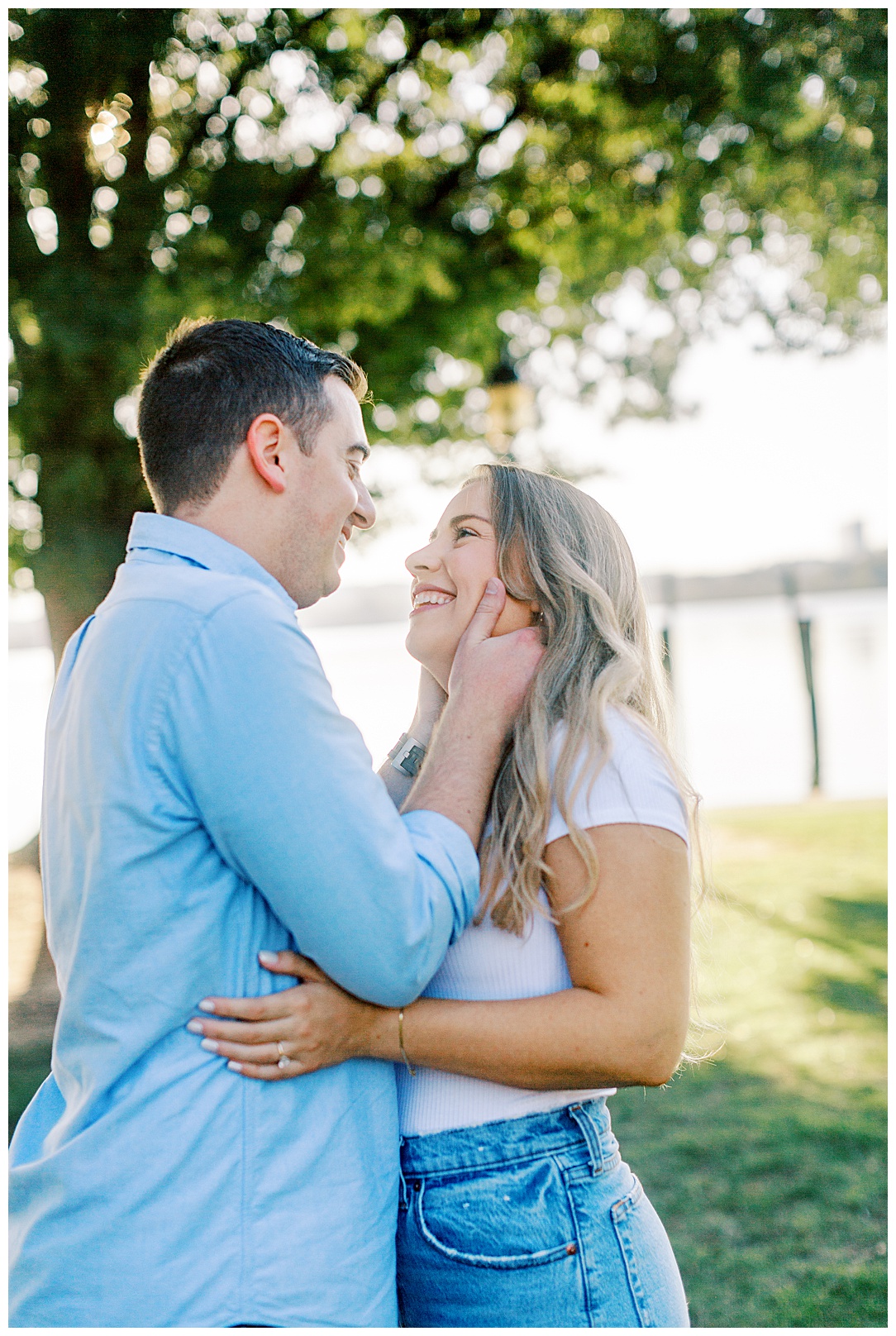 Old Town Alexandria Waterfront - Sunrise Engagement Session in Northern Virginia