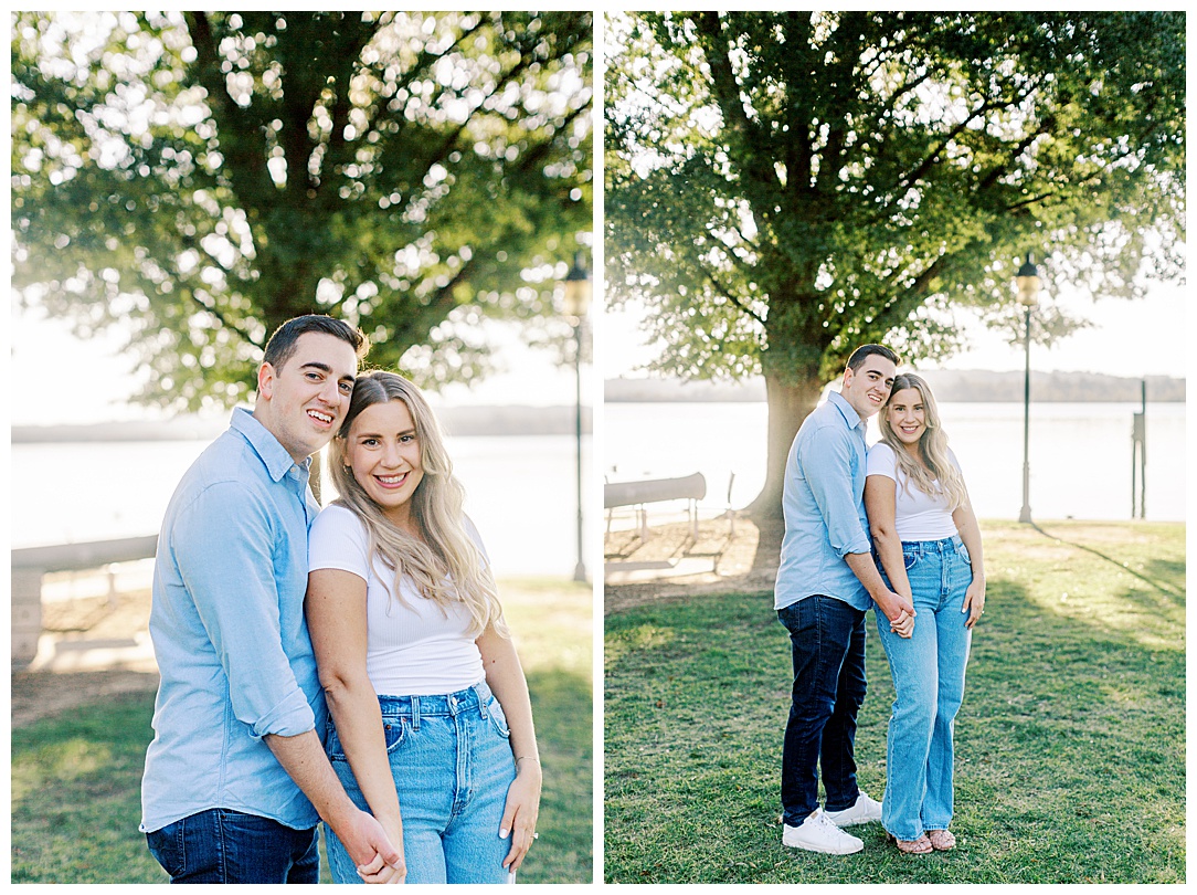 Old Town Alexandria Waterfront - Sunrise Engagement Session in Northern Virginia