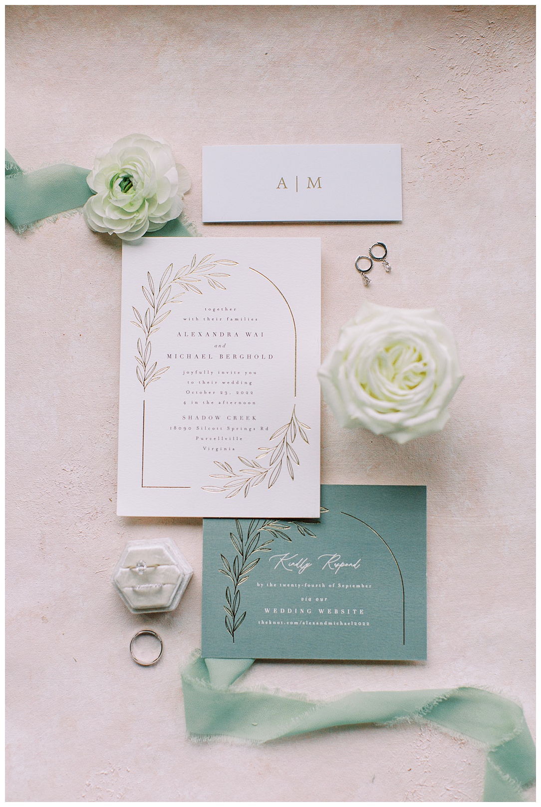 Minted Invitations and Detail Styling - Northern Virginia Wedding Venue